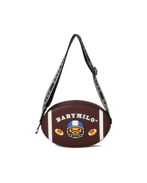 Autres Accessoires Bape Baby Milo Football Shoulder Marron Enfant | BWR-09181528